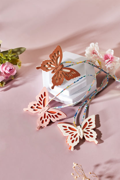 Butterfly Leather Charm