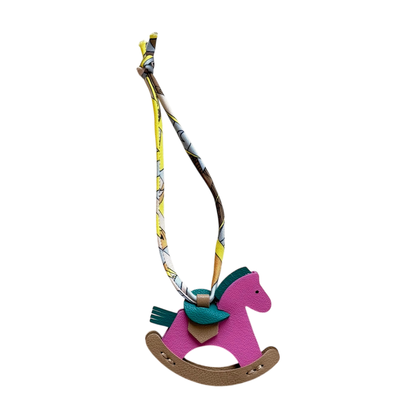 Rocking Horse Leather Charm