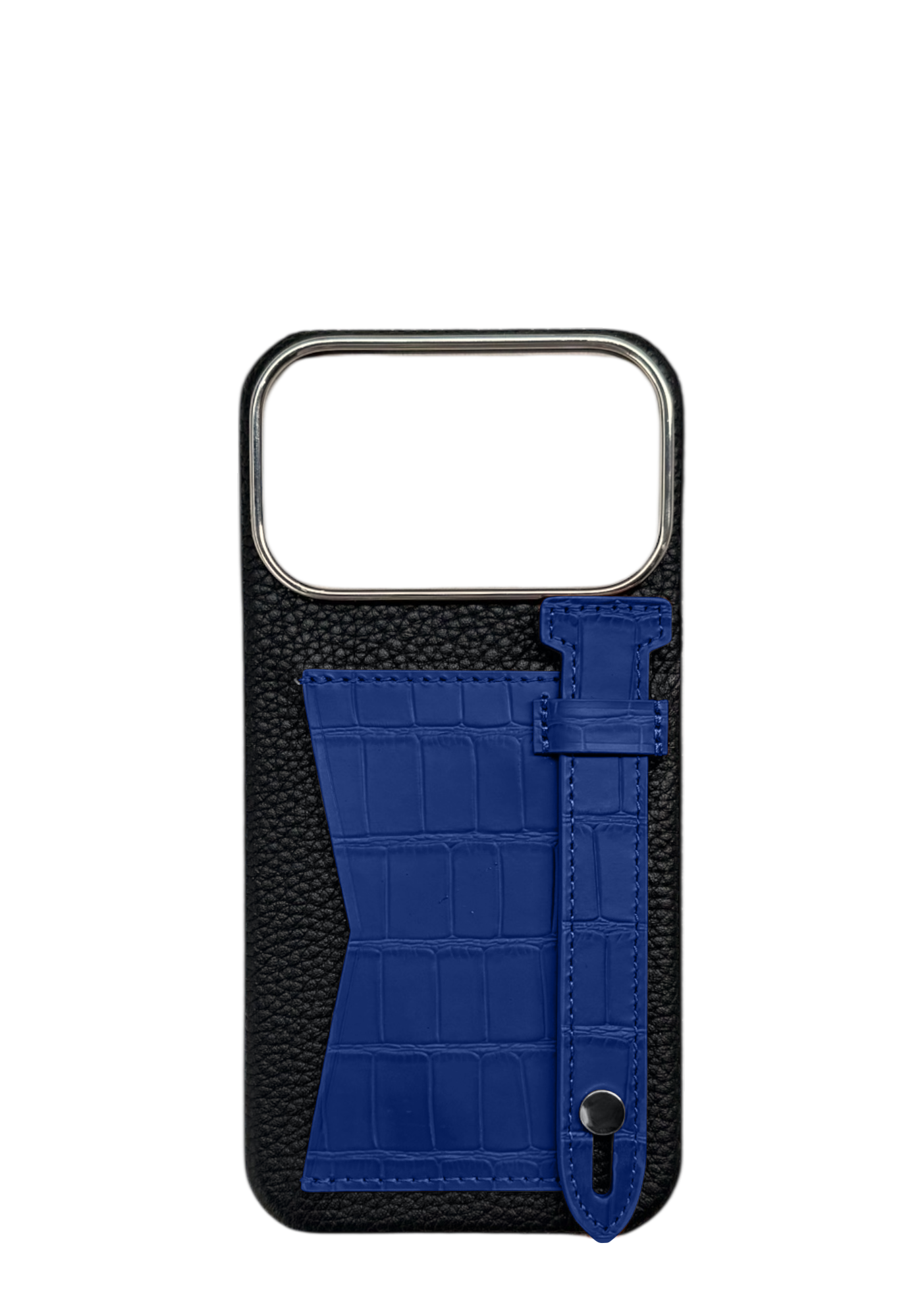 Royal Blue Strap And Pocket Case