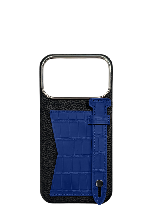 Royal Blue Strap And Pocket Case