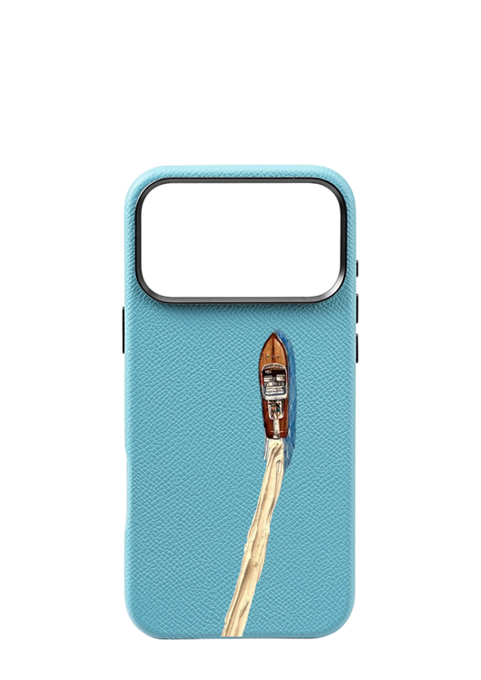 Sea Blue Epsom Strapless - Boat