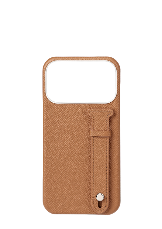 Brown Epsom Leather Strap Case