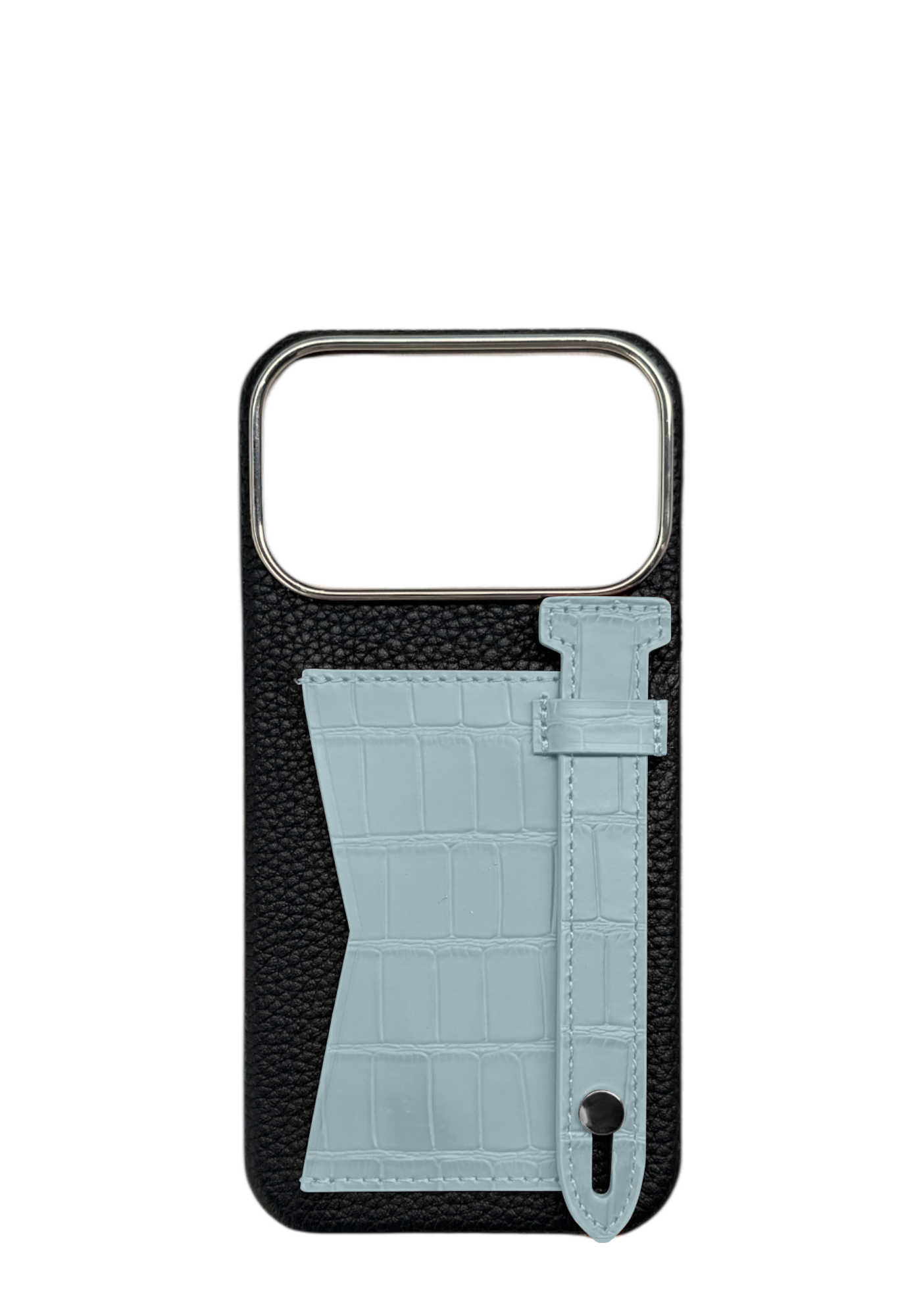 Sky Blue Strap And Pocket Case