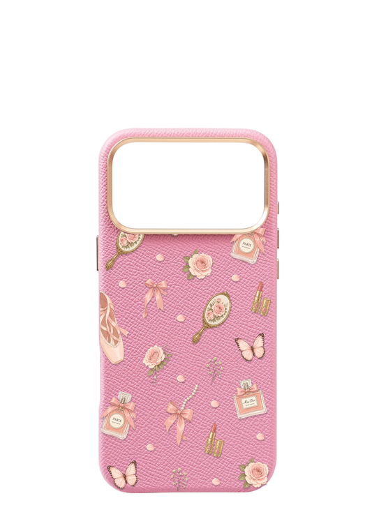 Pink Epsom Strapless - Floral Vanity