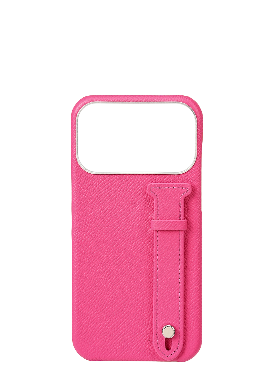Fuchsia Epsom Leather Strap Case