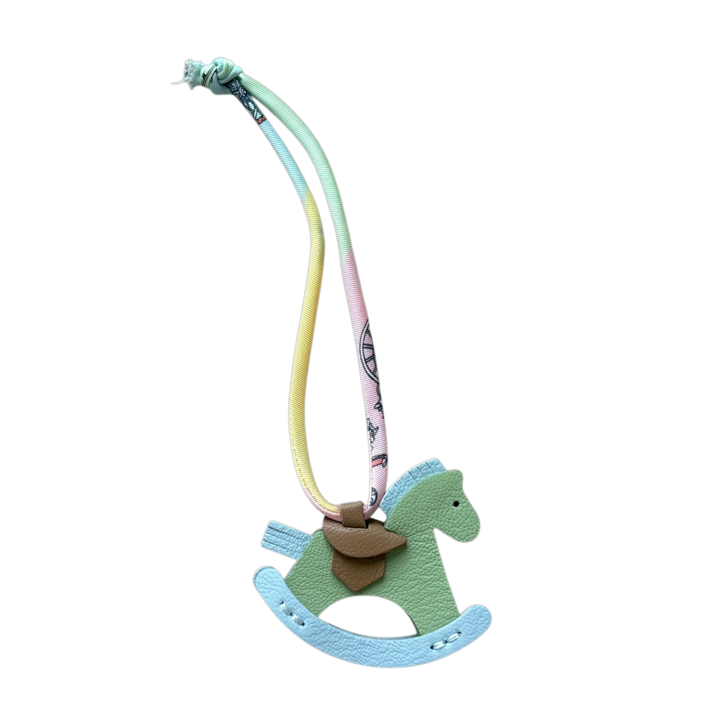 Rocking Horse Leather Charm