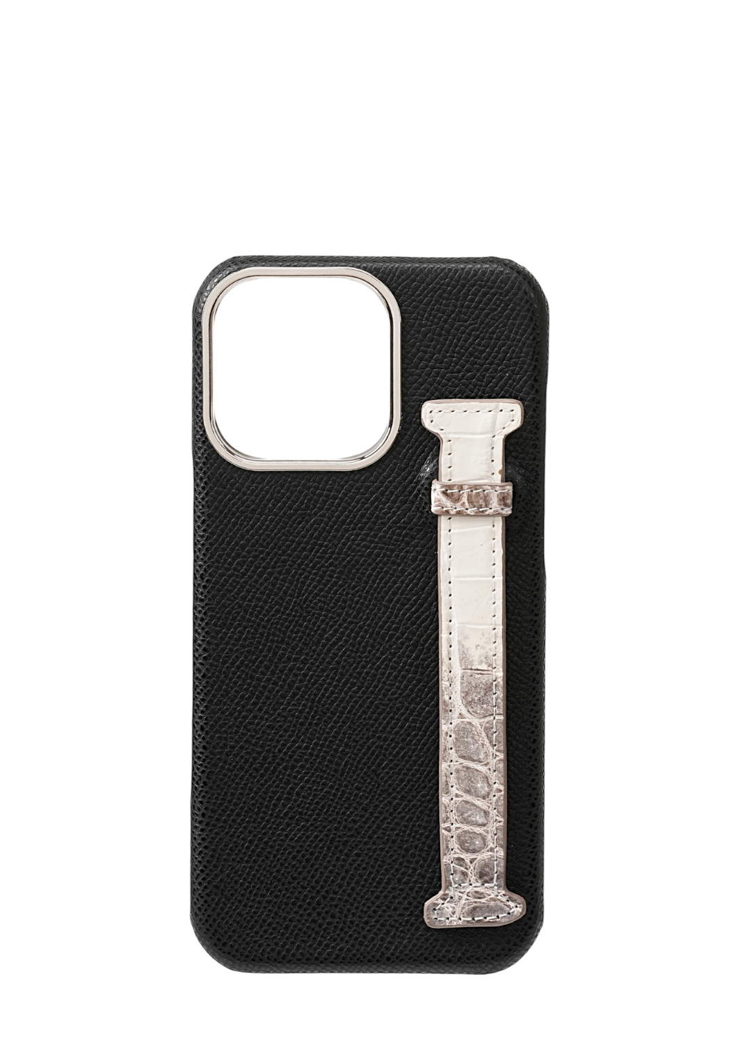 Black Himalayan Genuine Crocodile Strap Case