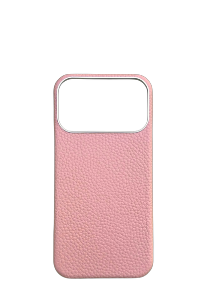 Pink Togo Leather Strapless Case