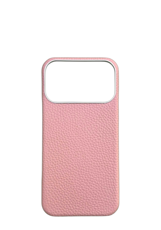 Pink Togo Leather Strapless Case