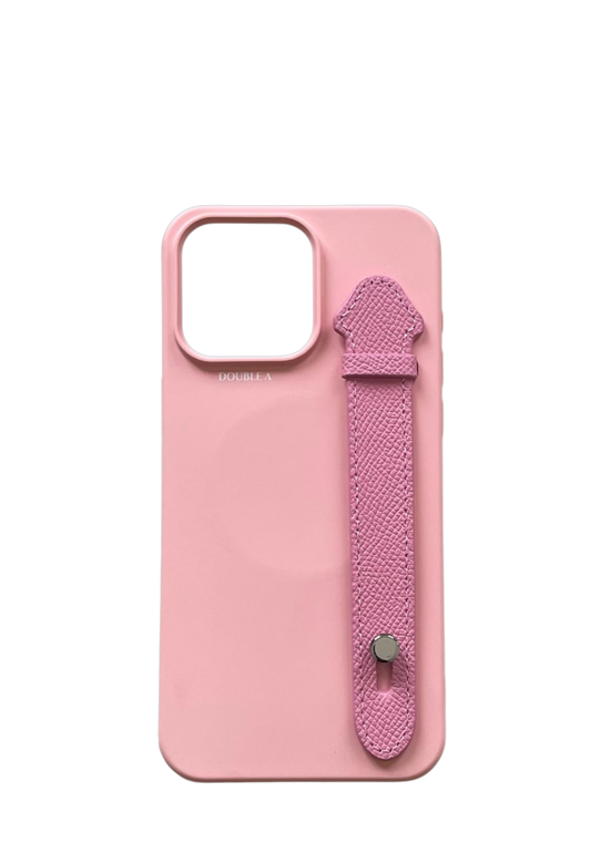 Pink Printable Silicone With Strap Case