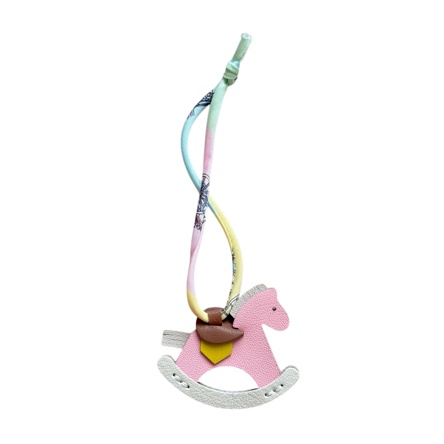 Rocking Horse Leather Charm
