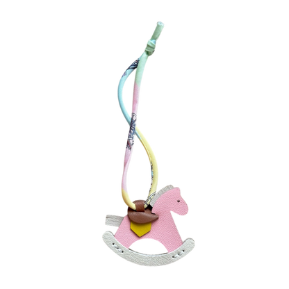 Rocking Horse Leather Charm
