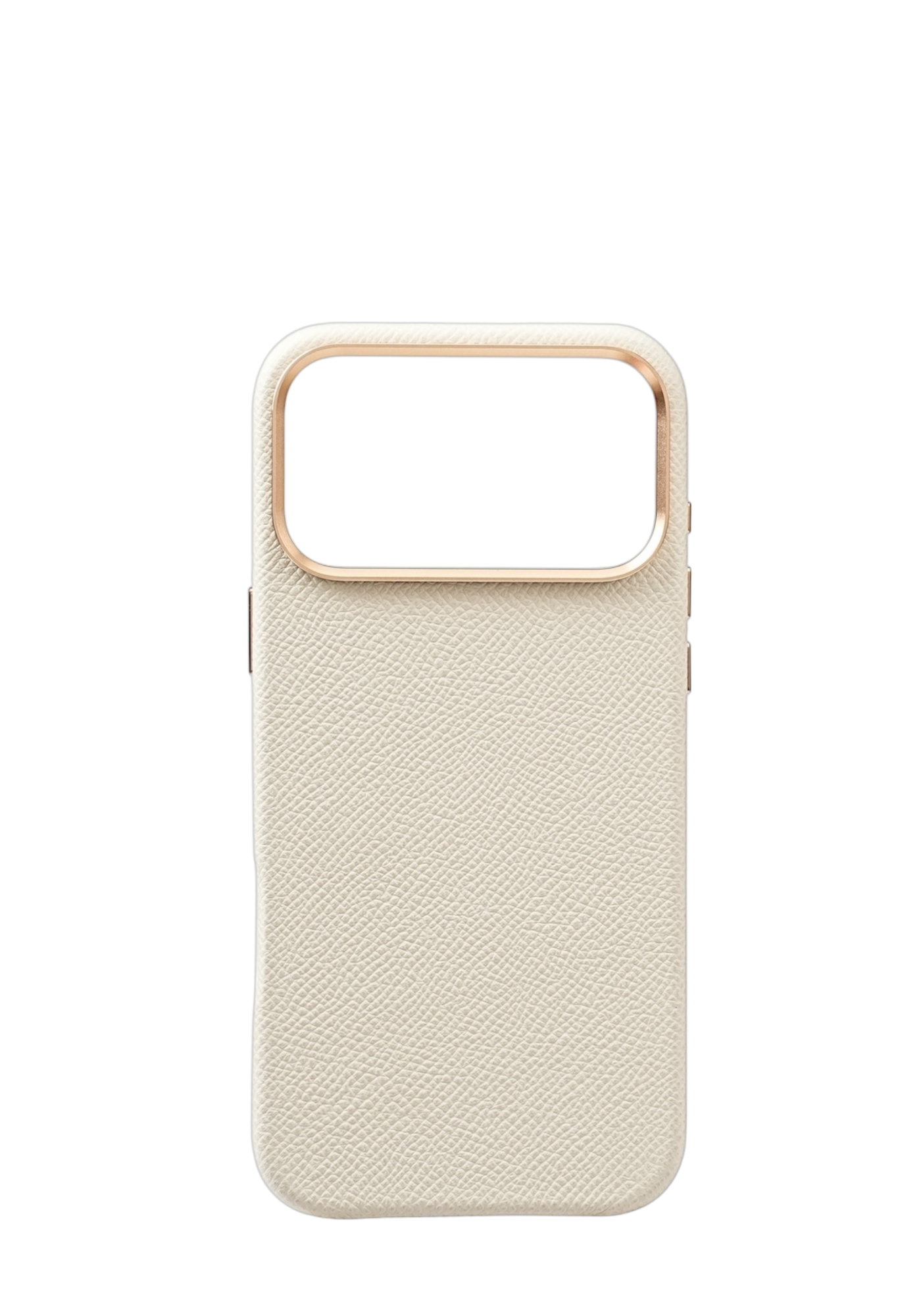 Creamy Epsom Leather Strapless Case