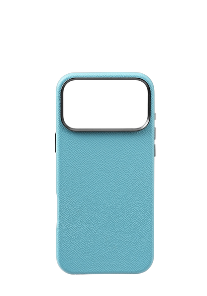 Sea Blue Epsom Leather Strapless Case