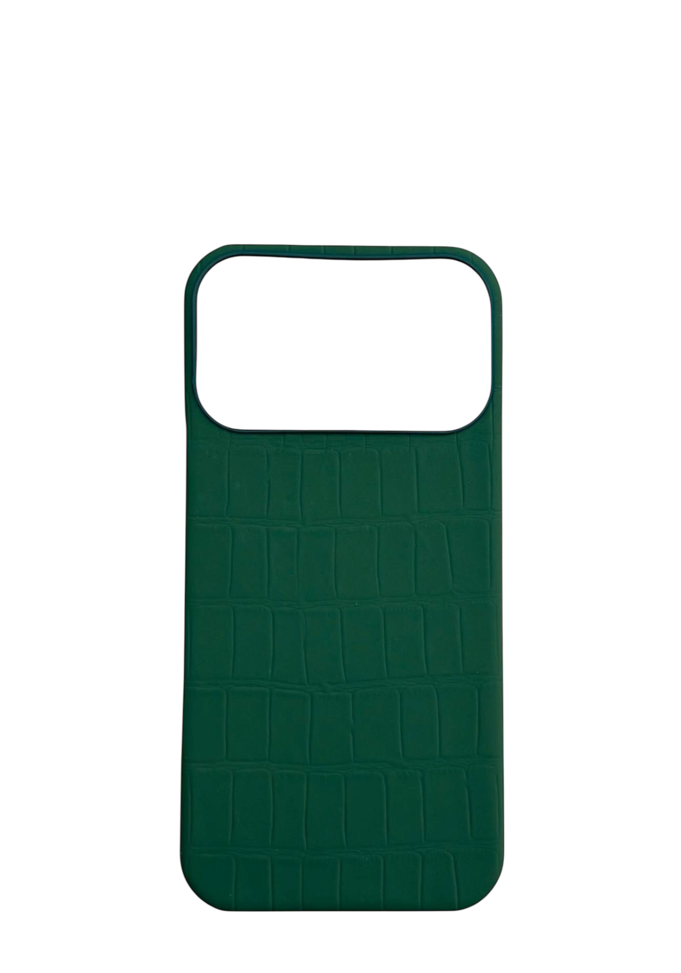 Green Embossed Crocodile Strapless Case