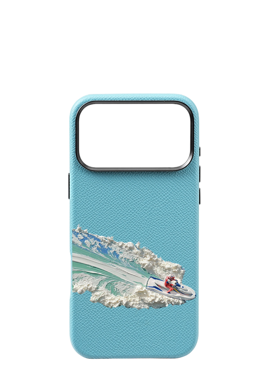 Sea Blue Epsom Strapless - Jet Ski