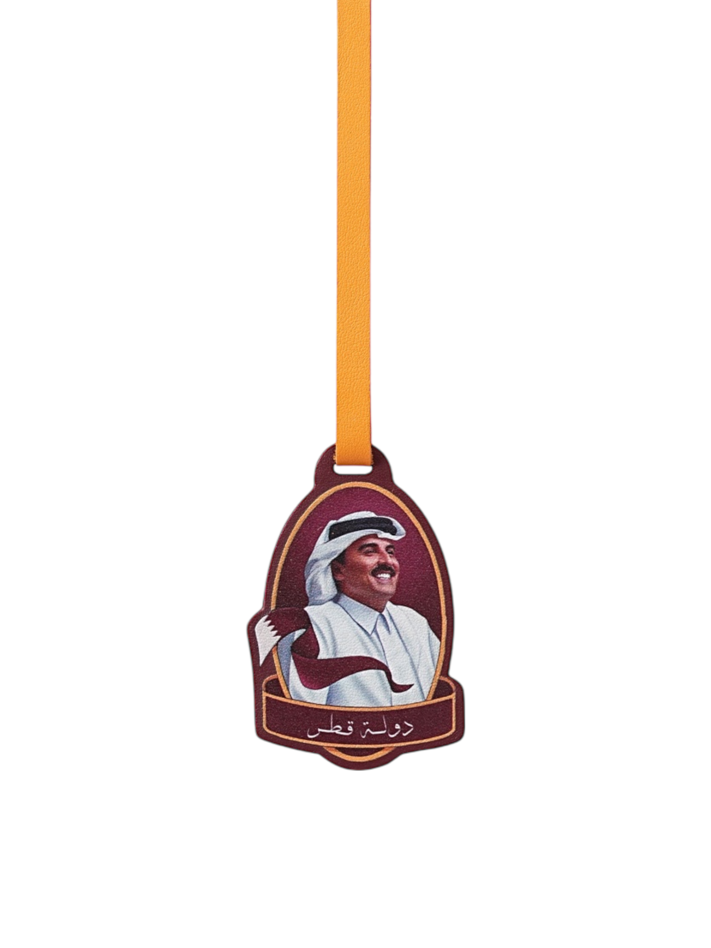 Sheikh Tamim 4 Leather Charm