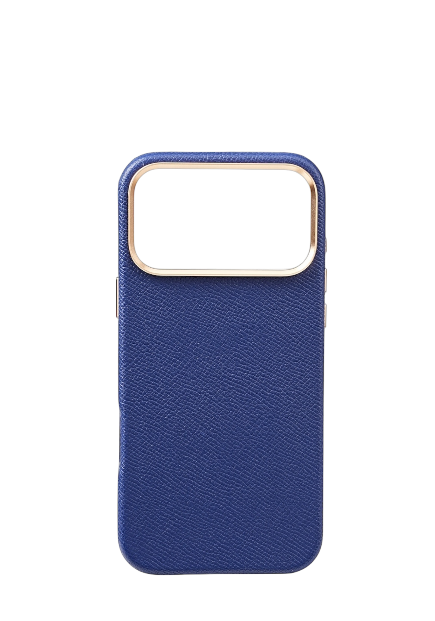 Navy Epsom Leather Strapless Case
