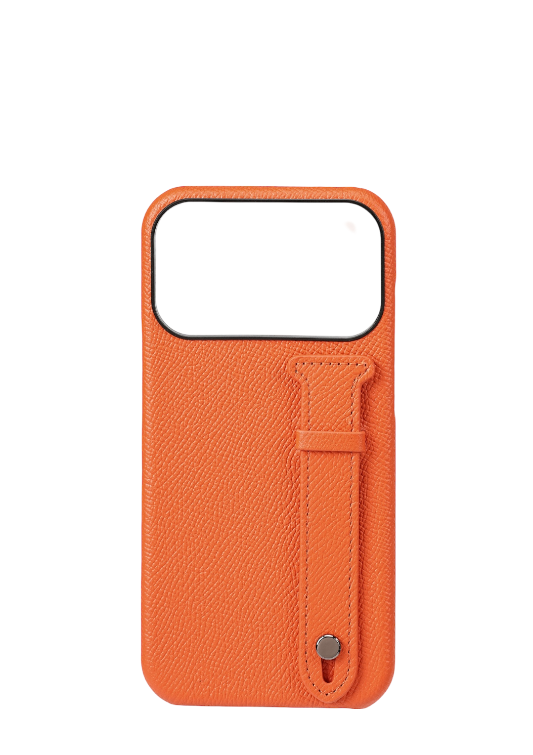 Orange Epsom Leather Strap Case