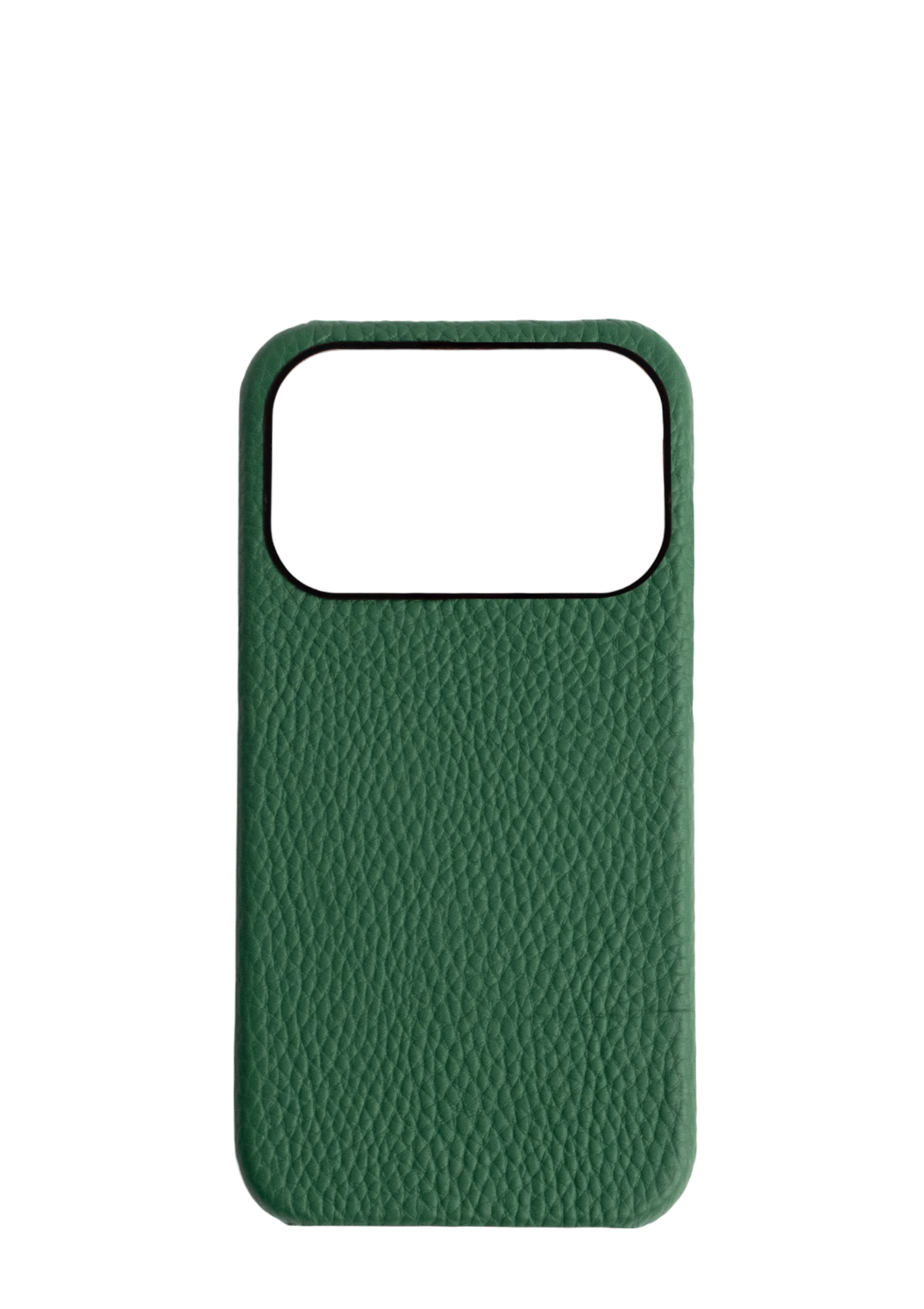 Green Togo leather Strapless Case