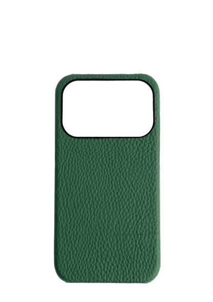 Green Togo leather Strapless Case