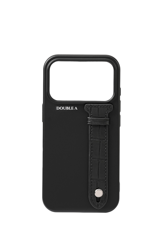 17 Black Printable Silicone With Strap Case