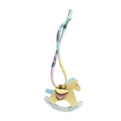 Rocking Horse Leather Charm