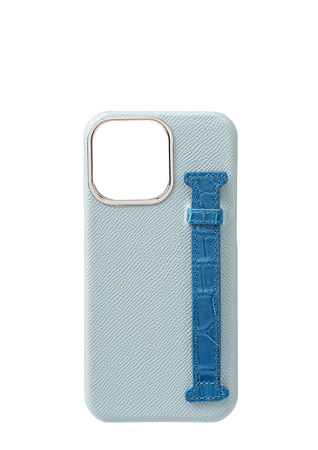 Sky Blue Genuine Crocodile Strap Case