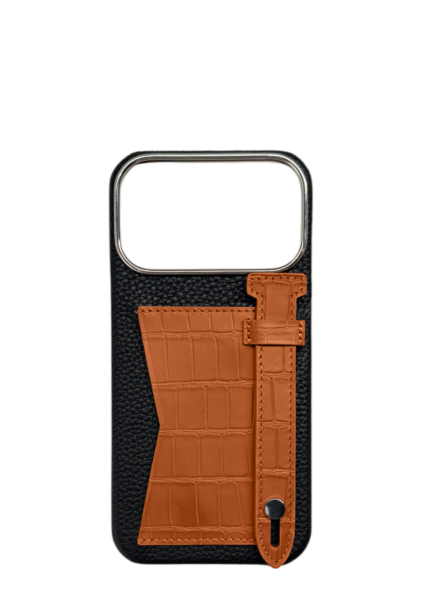 Brown Strap And Pocket Case