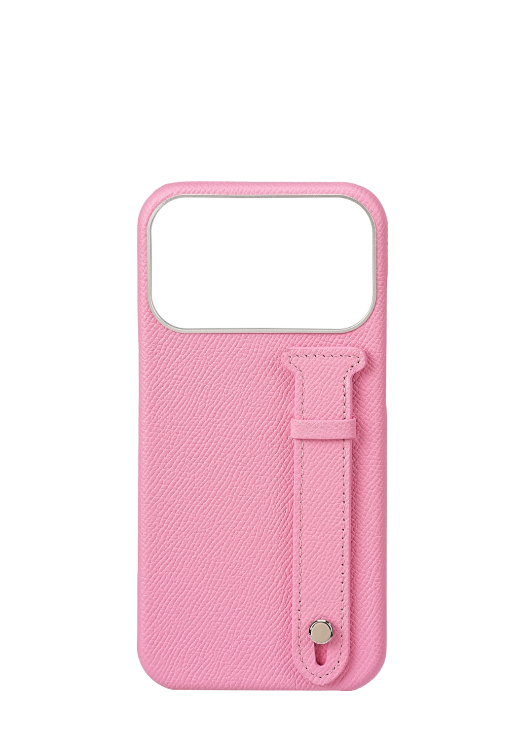 Pink Epsom Leather Strap Case