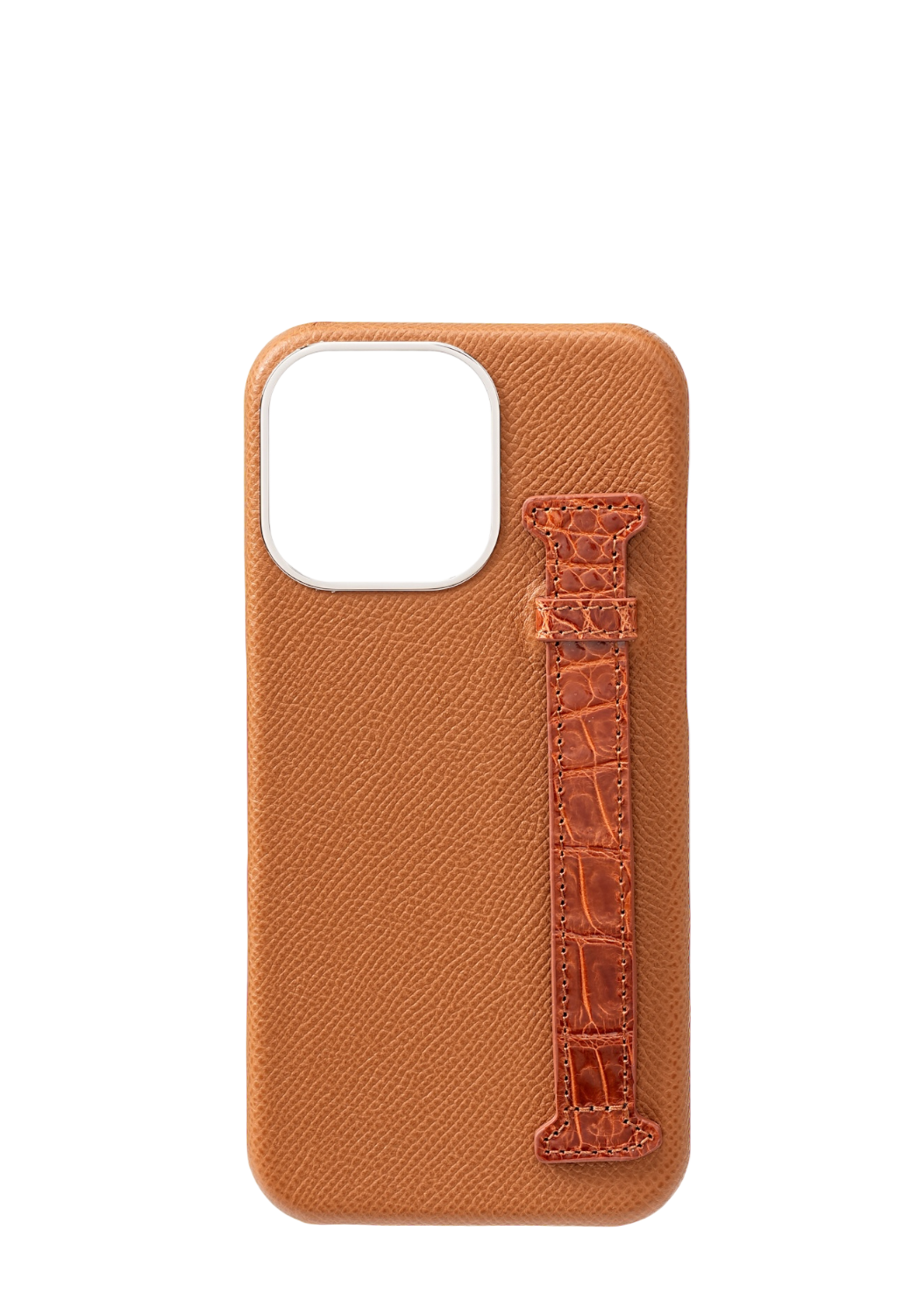 Tan Genuine Crocodile Strap Case