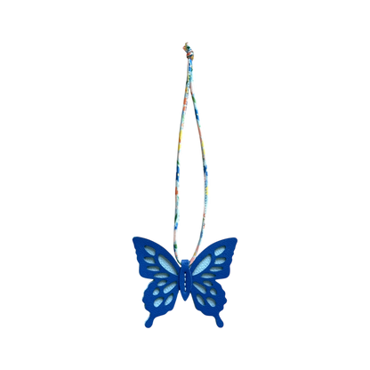 Butterfly Leather Charm