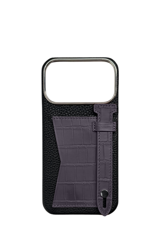 Dark Purple Strap And Pocket Case