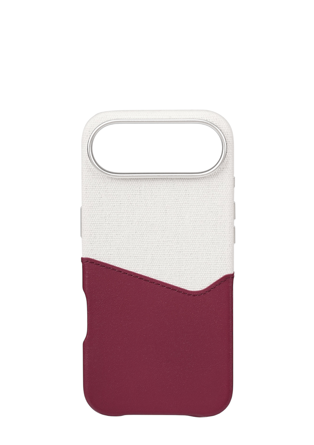 Maroon / White Pocket Case
