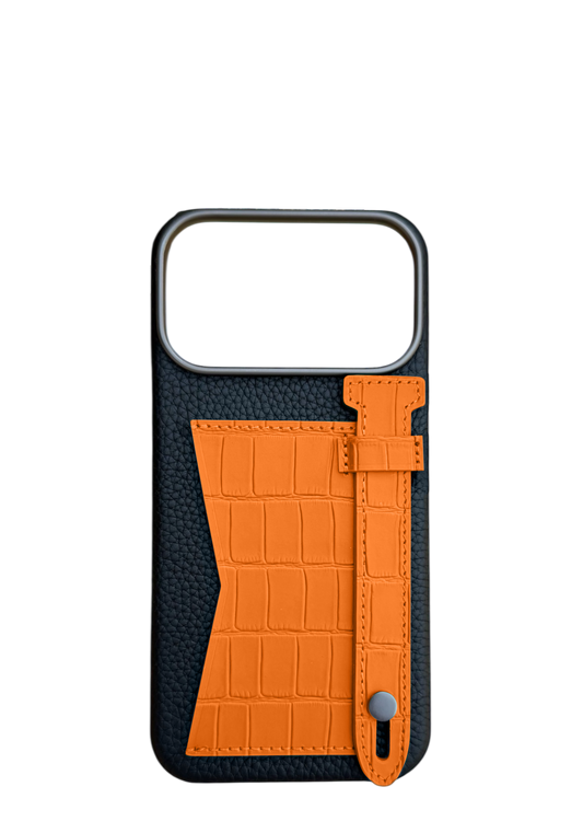 Orange Strap And Pocket Case