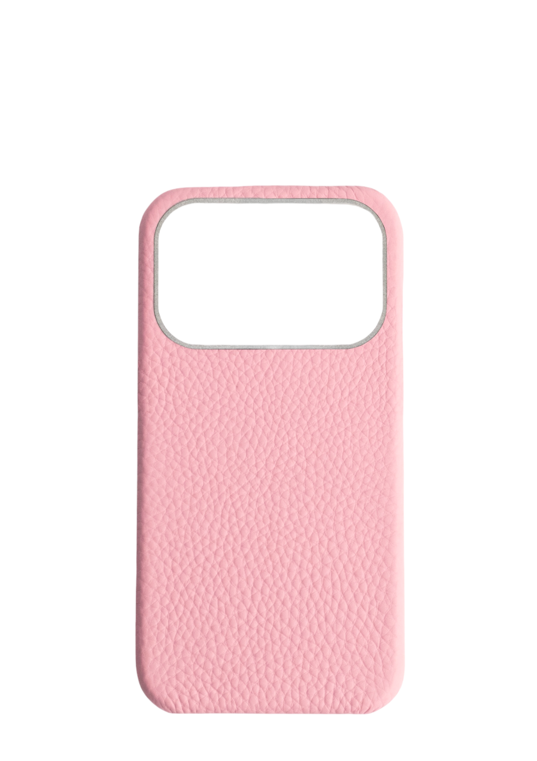 Pink Togo Leather Strapless Case
