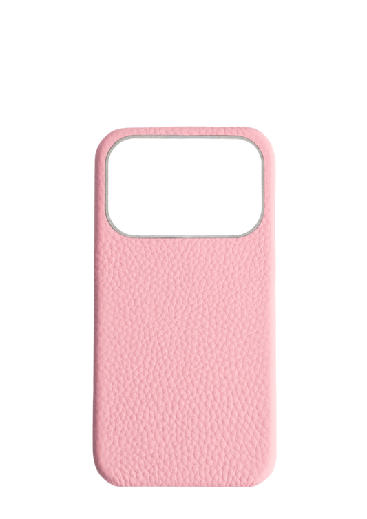 Pink Togo Leather Strapless Case