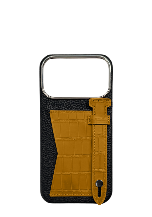 Mustard Strap And Pocket Case