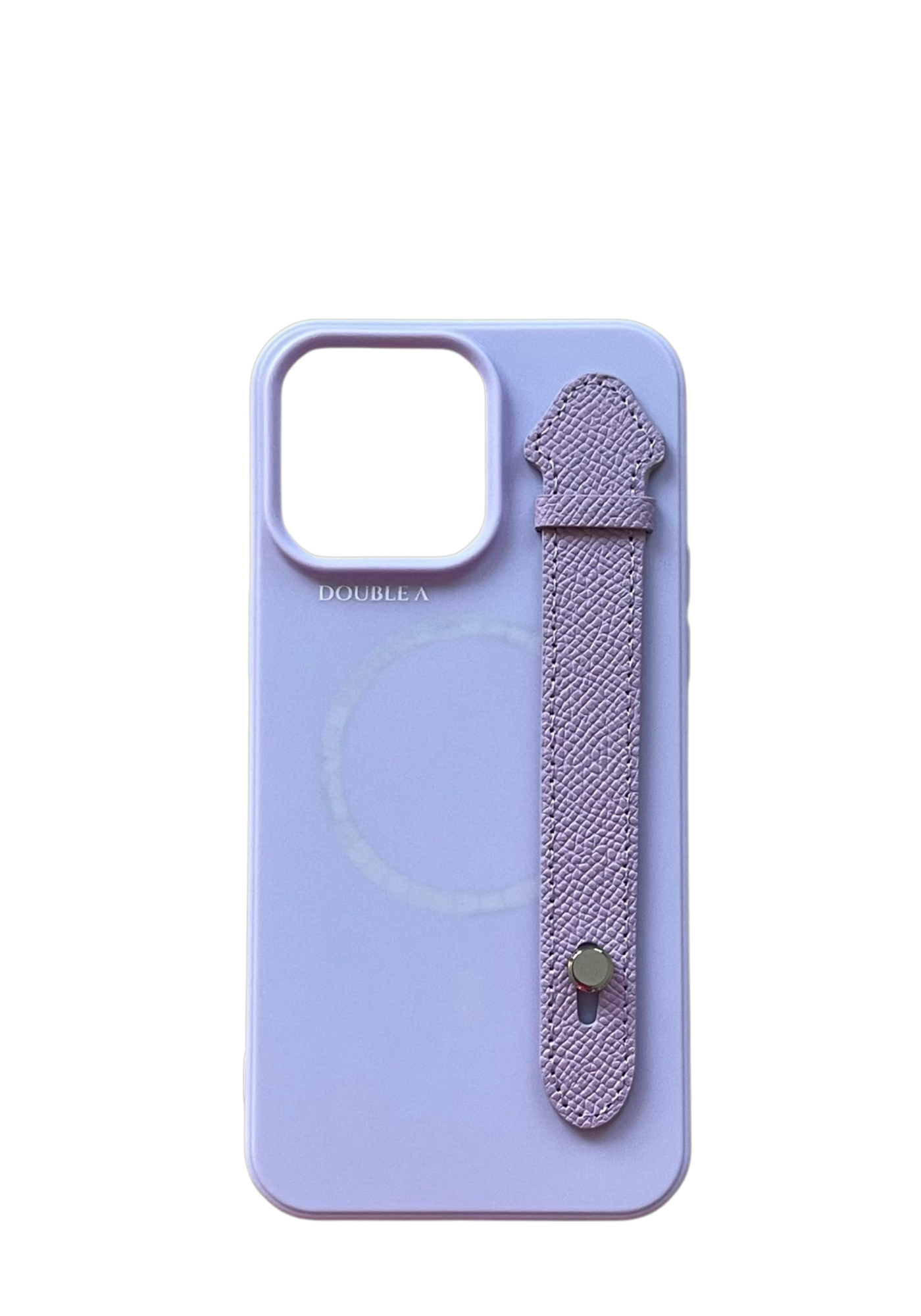 Lilac Printable Silicone With Strap Case