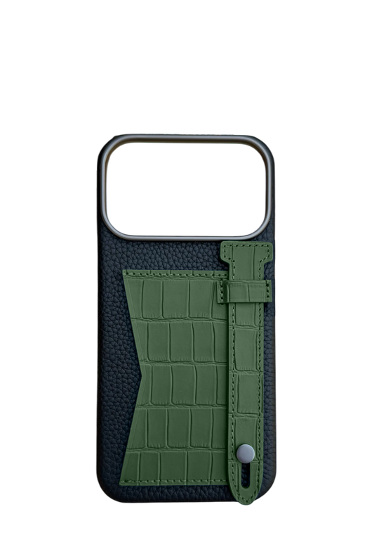 Green Strap And Pocket Case