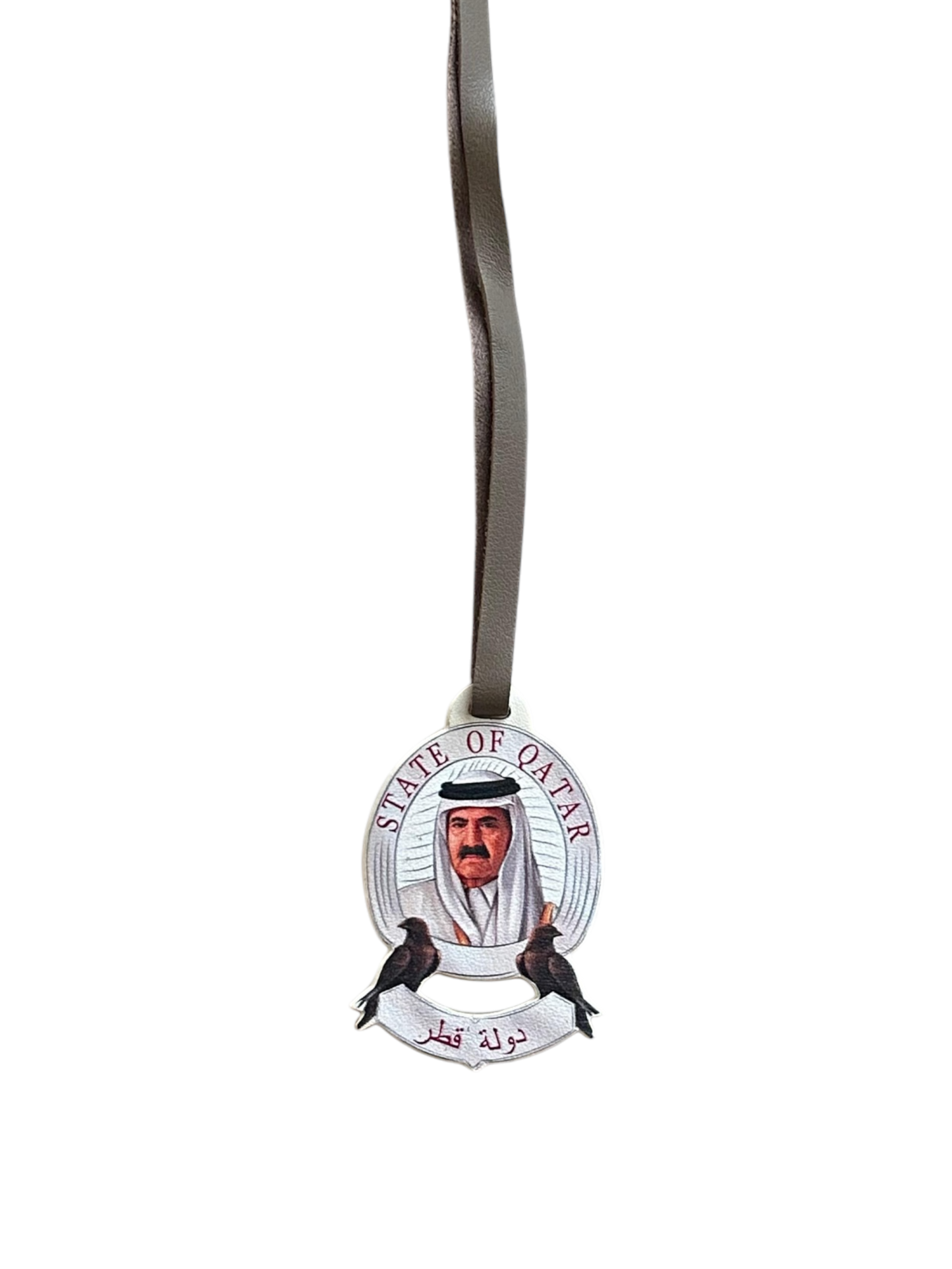 Sheikh Hamad Leather Charm