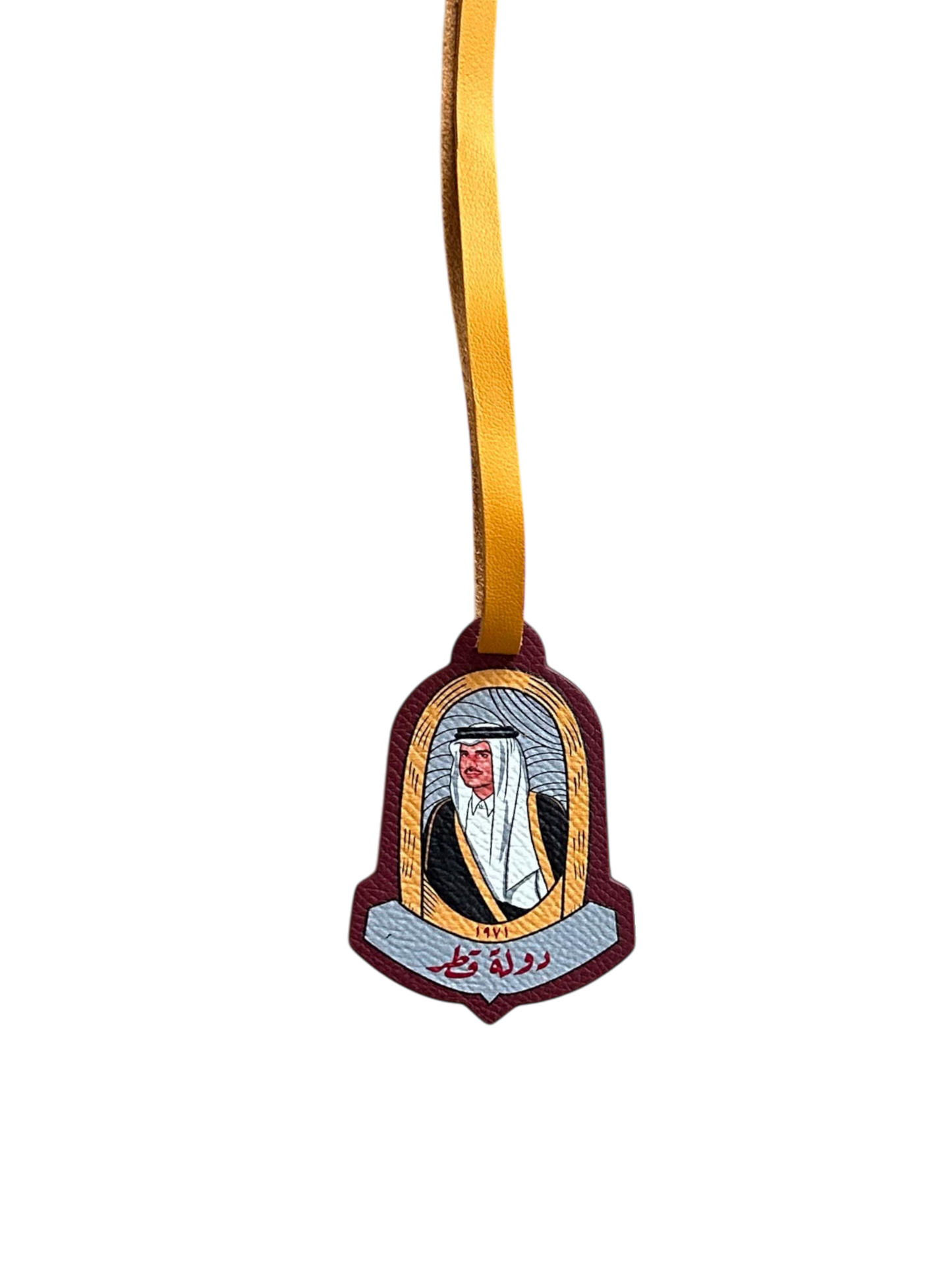 Sheikh Tamim Leather Charm