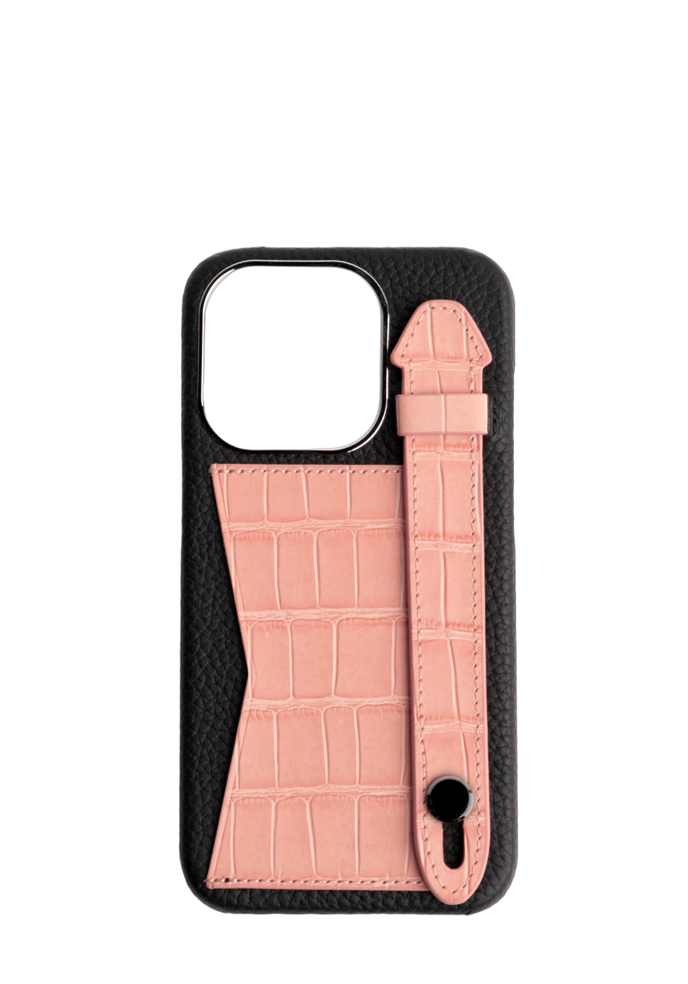 Pink Strap And Pocket Case