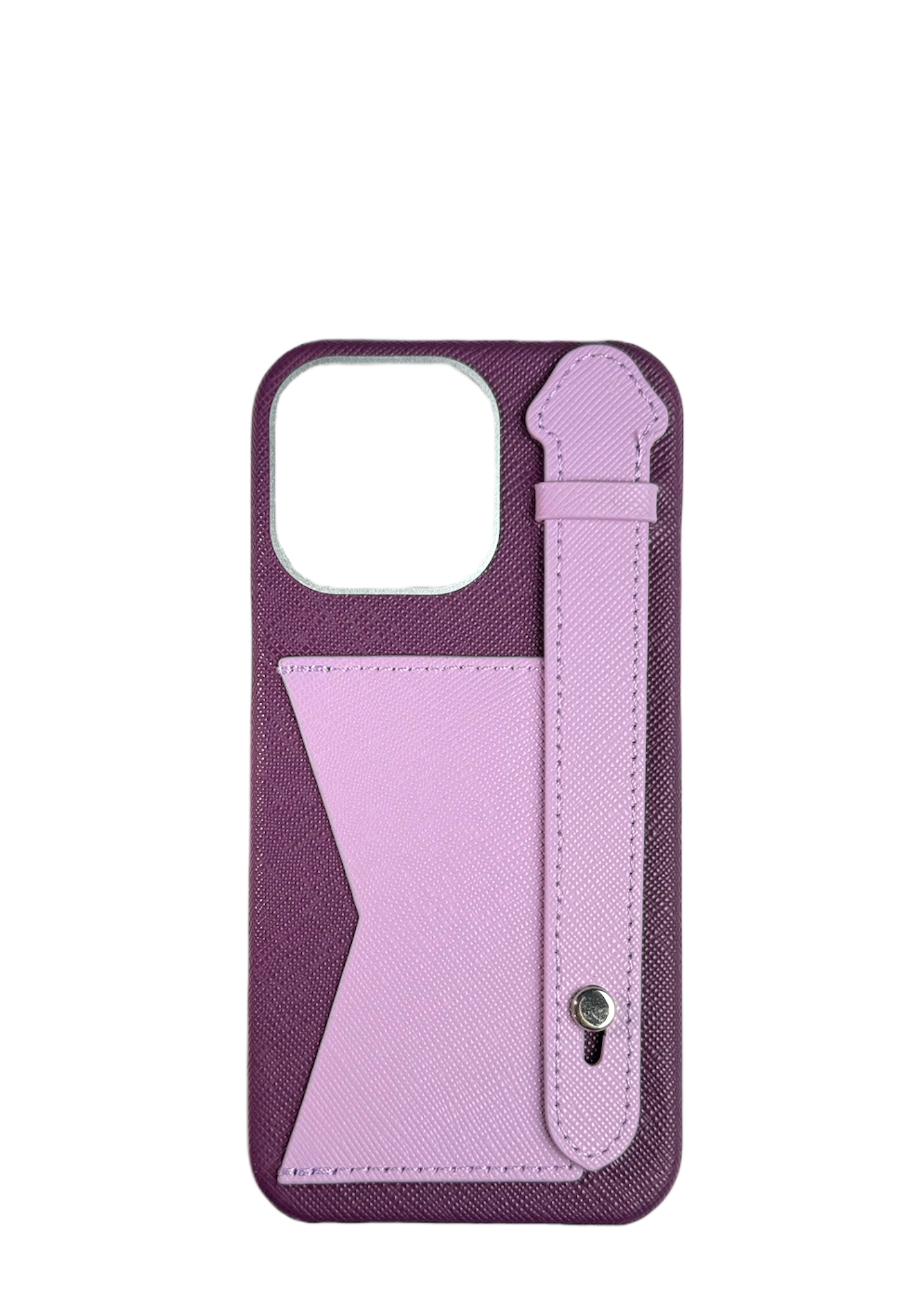 Purple / Lilac Strap And Pocket Case