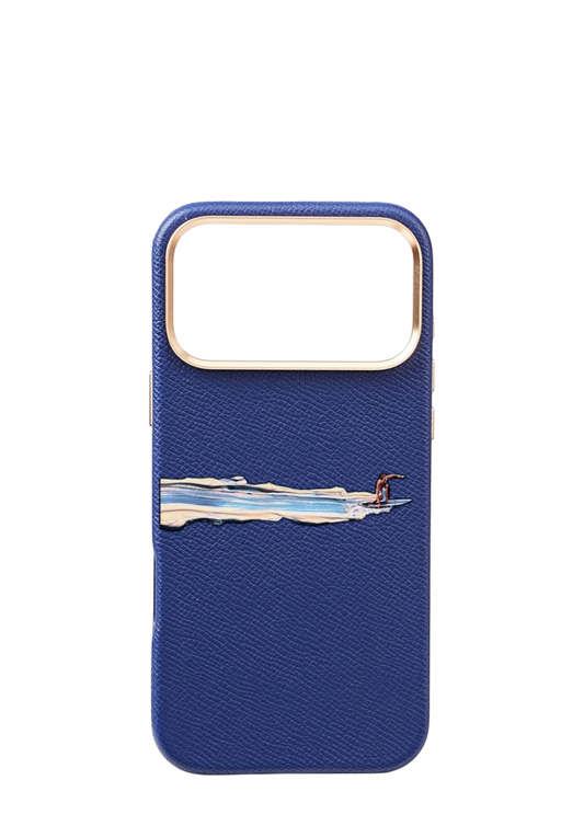Navy Epsom Strapless - Surfing