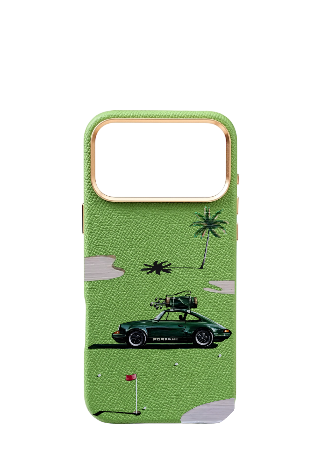 Lime Green Epsom Strapless - Old Golf