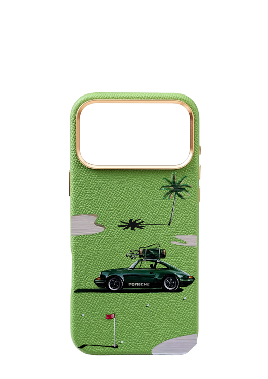 Lime Green Epsom Strapless - Old Golf
