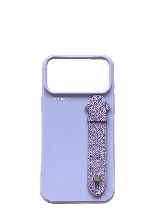 17 Lilac Printable Silicone With Strap Case