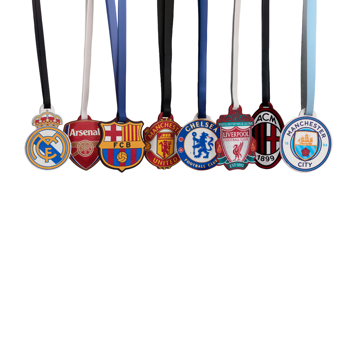 Europe Clubs Leather Charm