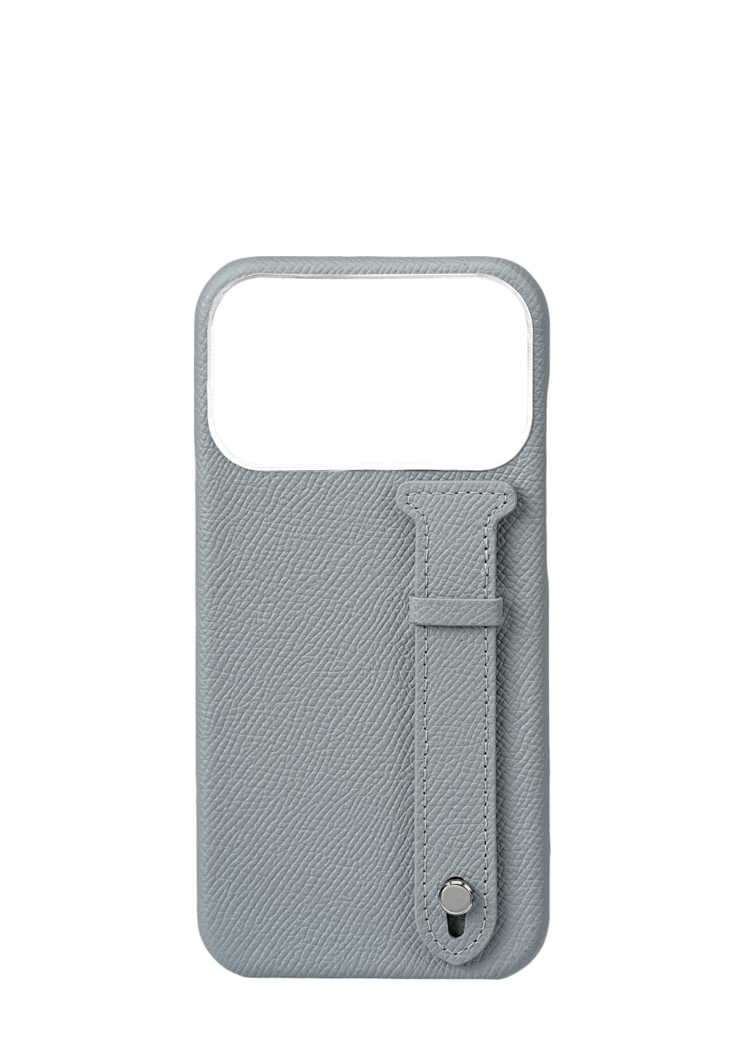 Grey Epsom Leather Strap Case